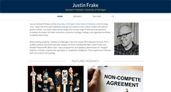Desktop Screenshot of justinfrake.com